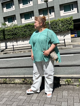 KMさん(レディース・160cm)の夏コーディネート