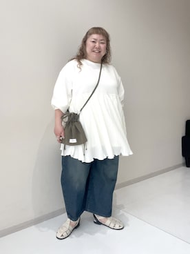 KMさん（レディース・160cm）の冬コーディネート