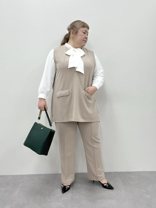 セール】ベストセットアップ（ポケット付ベスト+パンツ）（スーツ