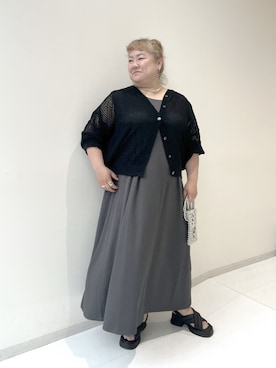 「nissen（ニッセン）のアイテム」を使った、KMさん（レディース・160cm）の夏コーディネート