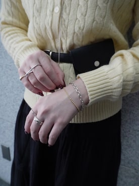 Nishi Satsukiさん（レディース・156cm）の冬コーディネート