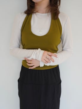 「アイテム（リング）」を使った、Nishi Satsukiさん（レディース・156cm・20代）の秋コーディネート