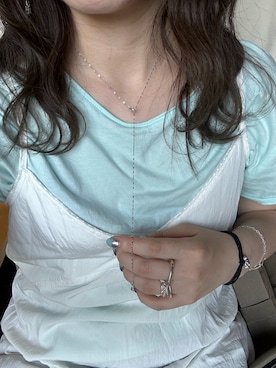 Nishi Satsukiさん(レディース・156cm)の夏コーディネート