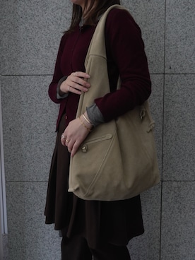 「アイテム（リング）」を使った、Nishi Satsukiさん（レディース・156cm・20代）の冬コーディネート