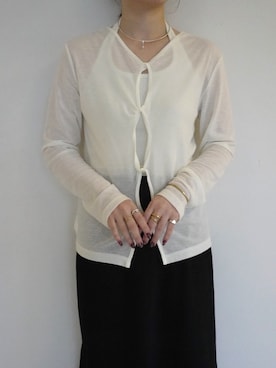 Nishi Satsukiさん（レディース・156cm）の春コーディネート