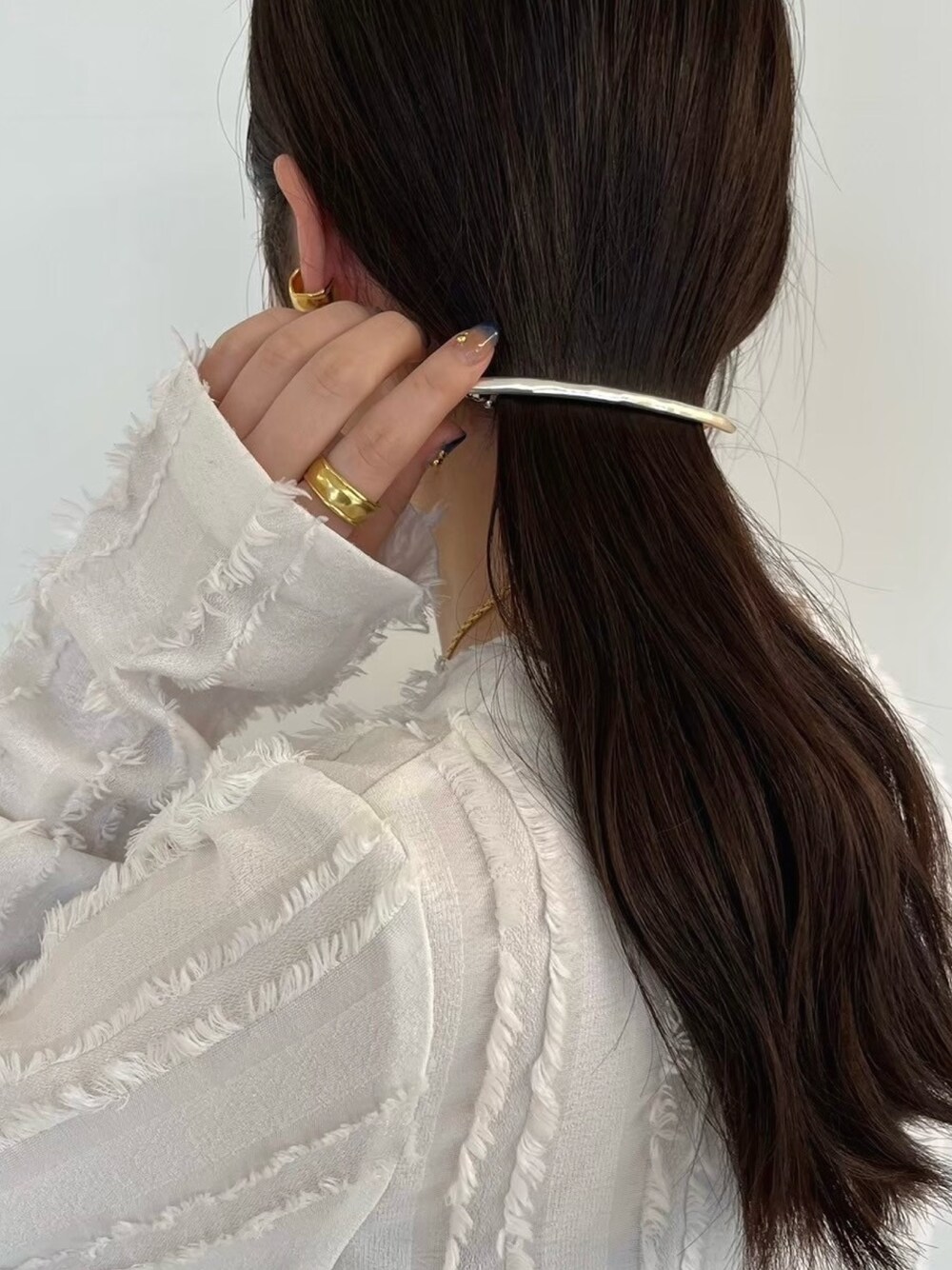 TEN.（テン）の「SILVER925 ディムバレッタ（バレッタ/ヘアクリップ