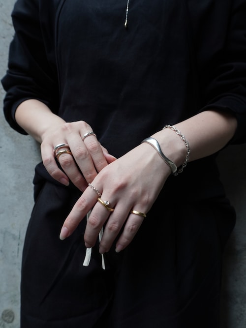 TEN. ブレスレット SILVER925 ティルトバングル レディース メンズ