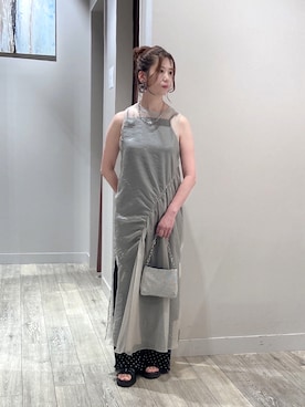 「アイテム（アクセサリー）」を使った、みかんさん（レディース・162cm）の夏コーディネート