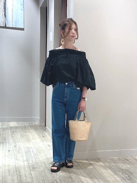 「アイテム（キャミソール）」を使った、みかんさん（レディース・162cm）の夏コーディネート