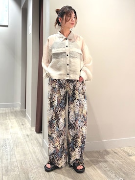 「NOMINE（ノミネ）のアイテム」を使った、みかんさん（レディース・162cm）の夏コーディネート