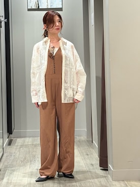 「NOMINE（ノミネ）のアイテム」を使った、みかんさん（レディース・162cm）の春コーディネート