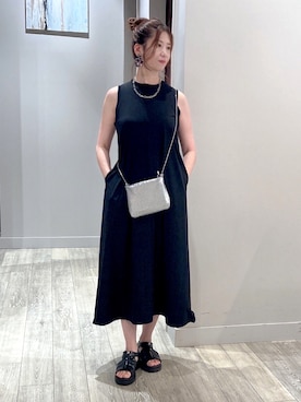 「アイテム（アクセサリー）」を使った、みかんさん（レディース・162cm）の夏コーディネート