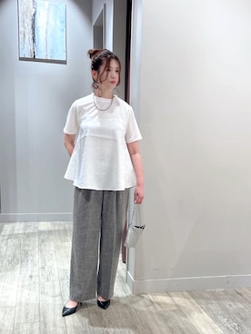 「アイテム（アクセサリー）」を使った、みかんさん（レディース・162cm）の夏コーディネート