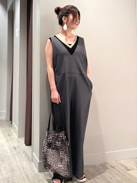 「NOMINE（ノミネ）のアイテム」を使った、みかんさん（レディース・162cm）の夏コーディネート