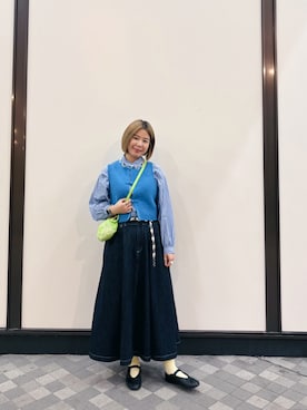 「LONGCHAMP（ロンシャン）のアイテム」を使った、sharon0109さん（レディース・163cm）の冬コーディネート