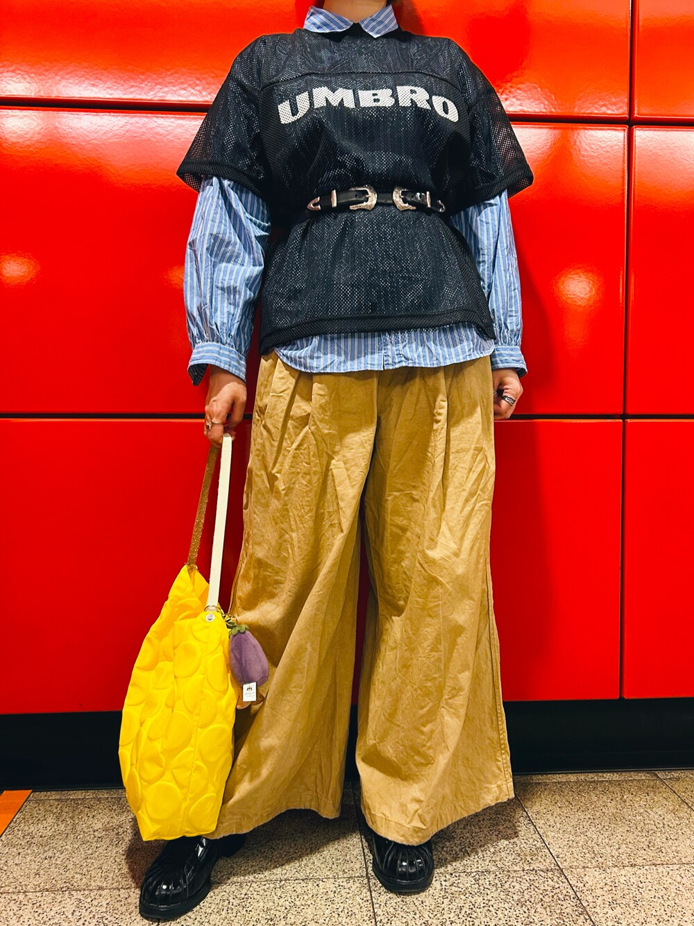 TOGA PULLA　レザーナイロンテープベルト TOGA PULLA（トーガ プルラ）の「TOGA PULLA レザーナイロン