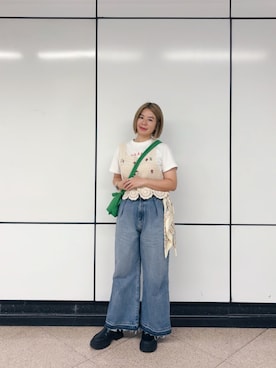 「OLEND（オレンド）のアイテム」を使った、sharon0109さん（レディース・163cm）の秋コーディネート