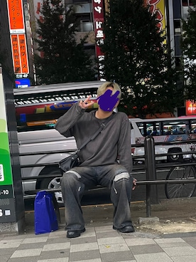 「アイテム（ハンドバッグ）」を使った、のりたさん（メンズ・170cm・10代）の秋コーディネート