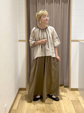 「natural by clip_studio CLIP」｜「アイテム（その他シューズ）」を使った、hara..さん（レディース・152cm）の夏コーディネート