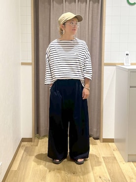 「アイテム（帽子）」を使った、hara..さん（レディース・152cm・30代）の夏コーディネート