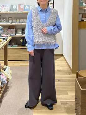 「アイテム（スウェットパンツ）」を使った、hara..さん（レディース・152cm・30代）の春コーディネート