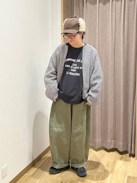 「アイテム（ノーカラーコート）」を使った、hara..さん（レディース・152cm・30代）の秋コーディネート