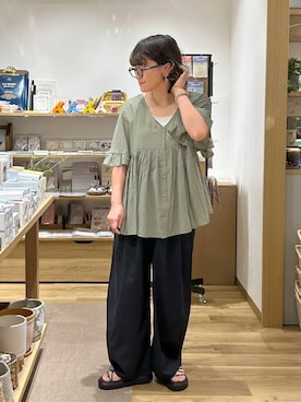 「アイテム（パンツ）」を使った、hara..さん（レディース・152cm・30代）の夏コーディネート