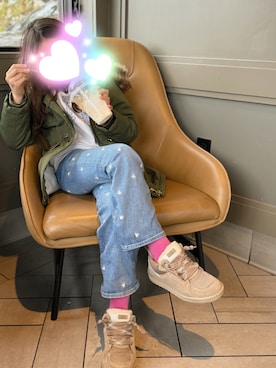 「UGG（アグ）のアイテム」を使った、Harinさん（キッズ・135cm）の冬コーディネート