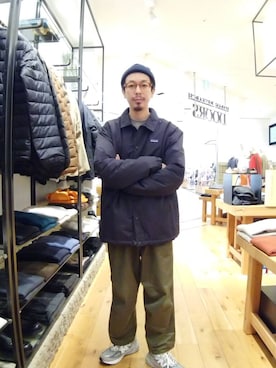 工藤寧さん(メンズ・176cm)の秋コーディネート