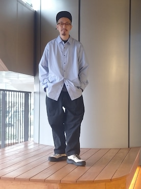 工藤寧さん（メンズ・176cm）の春コーディネート