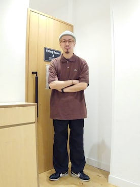 「BURLAP OUTFITTER（バーラップアウトフィッター）のアイテム」を使った、工藤寧さん（メンズ・176cm）の春コーディネート