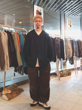 工藤寧さん（メンズ・176cm）の春コーディネート