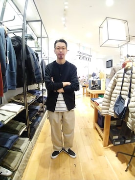 工藤寧さん(メンズ・176cm)の秋コーディネート