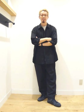 工藤寧さん（メンズ・176cm）の秋コーディネート