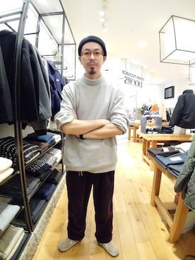 「パタゴニア」｜工藤寧さん（メンズ・176cm）の冬コーディネート