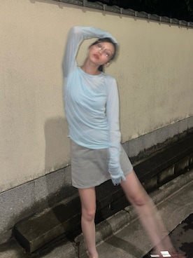 「igi（イジ）のアイテム」を使った、ふせやさん（レディース・160cm）の夏コーディネート