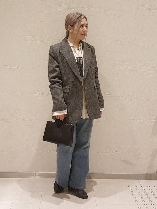 Rope&#39; Picnic - 【新品】ジャケット　ツイード　ロペピクニック セール】ツイードセミダブルジャケット（テーラードジャケット