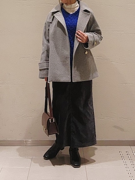 LISAさん（レディース・156cm）の冬コーディネート