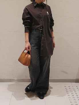 「アイテム（タンクトップ）」を使った、LISAさん（レディース・156cm・30代）の秋コーディネート