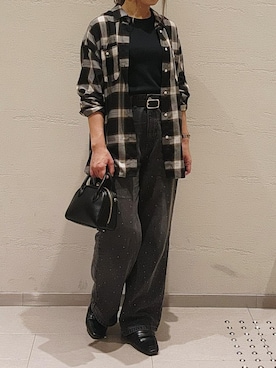 「アイテム（タンクトップ）」を使った、LISAさん（レディース・156cm・30代）の秋コーディネート