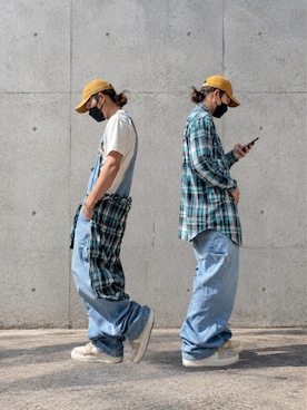 「Carhartt(カーハート)のアイテム」を使った、papasfurugiさん(メンズ・172cm)の秋コーディネート