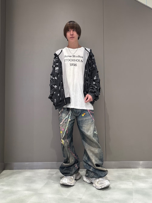FR(13)NDS パーカー /フレンズ/Damage Parka メンズ レディース