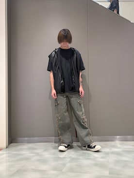 「アイテム（ベスト）」を使った、tanshio03さん（メンズ・181cm）の秋コーディネート