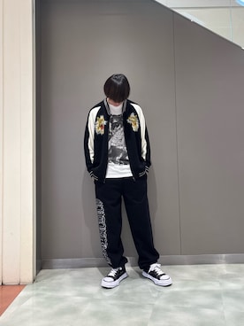 「amok（アモク）のアイテム」を使った、tanshio03さん（メンズ・181cm）の冬コーディネート