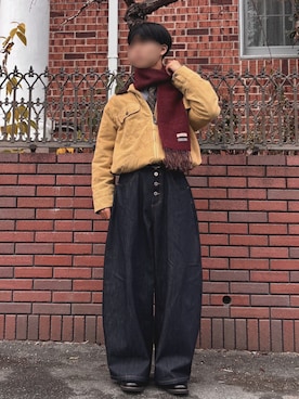 「Hawkins（ホーキンス）のアイテム」を使った、昂優さん（メンズ・175cm）の冬コーディネート