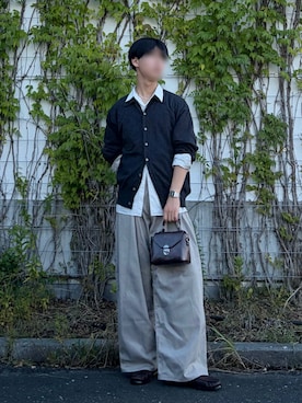 「SINSS（シンス）のアイテム（アクセサリー）」を使った、　昴優(こうゆう)さん（メンズ・175cm）の秋コーディネート