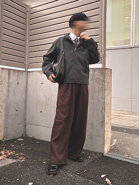 「アイテム（フォーマルスーツ/小物）」を使った、昂優さん（メンズ・175cm）の秋コーディネート