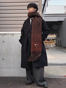 「アイテム（フォーマルスーツ/小物）」を使った、昂優さん（メンズ・175cm）の冬コーディネート