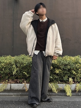 「Hawkins（ホーキンス）のアイテム」を使った、昂優さん（メンズ・175cm）の冬コーディネート