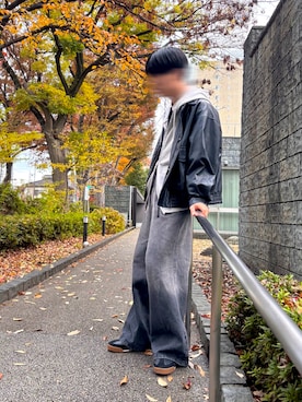 「アイテム（ネクタイ）」を使った、昂優さん（メンズ・175cm）の秋コーディネート